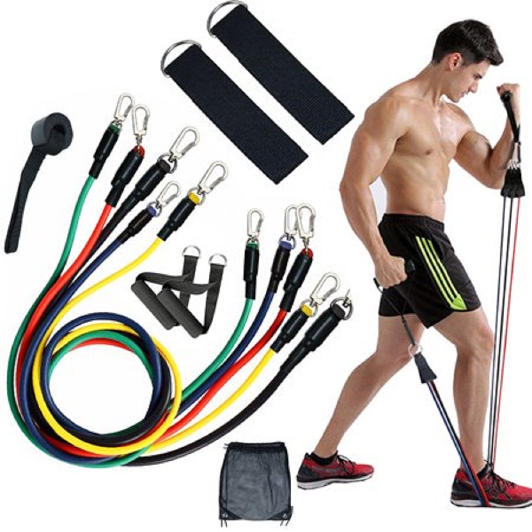 11 Pcs Resistance Band Set