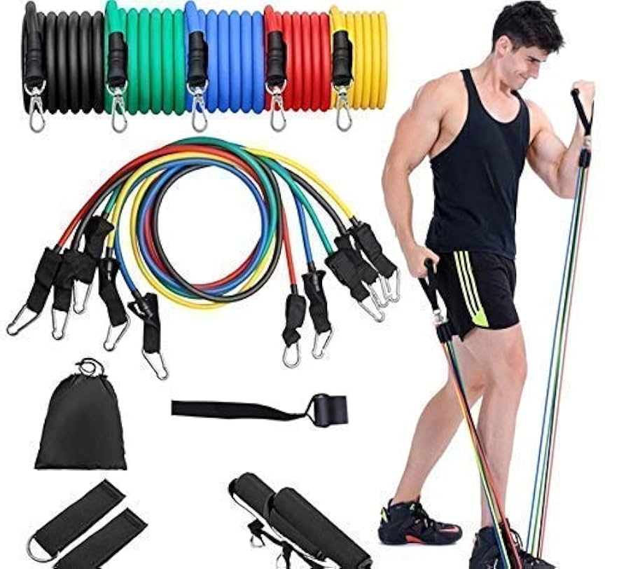11 Pcs Resistance Band Set