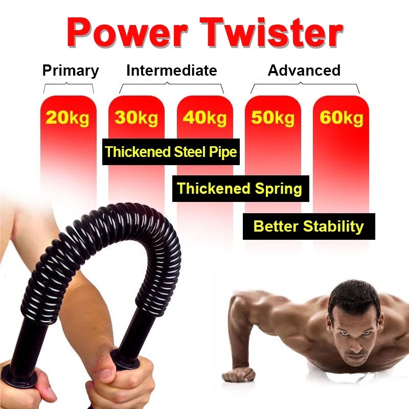 Power Twister - 30kgs - Black 1 PCS. - Image 2