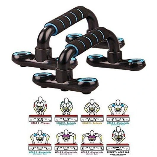 Strength Training Fiver Detachable Push Up Exercise Bars - Image 2