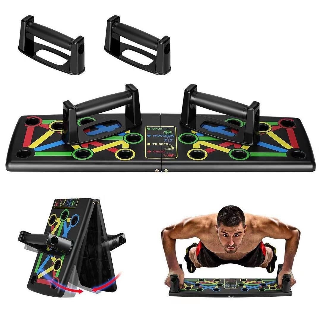 Adjustable Pushup Board 14 in 1 Foldable Multi Position Body Building Push Up Stands - Image 3