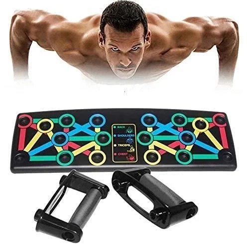 Adjustable Pushup Board 14 in 1 Foldable Multi Position Body Building Push Up Stands - Image 2
