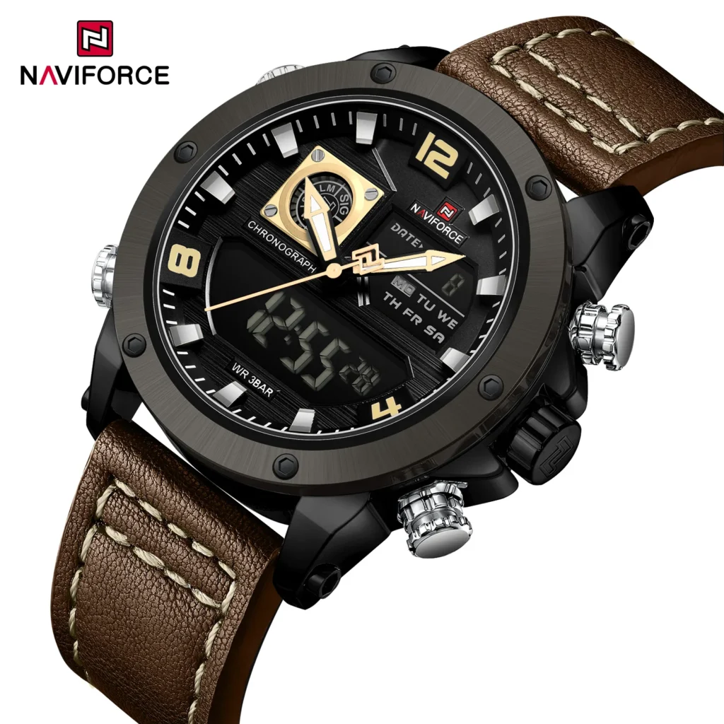 NAVIFORCE NF9236 Japanese Movement Military Style Men’s Watch With Water Resistance And Luminous Outdoor Sports Features