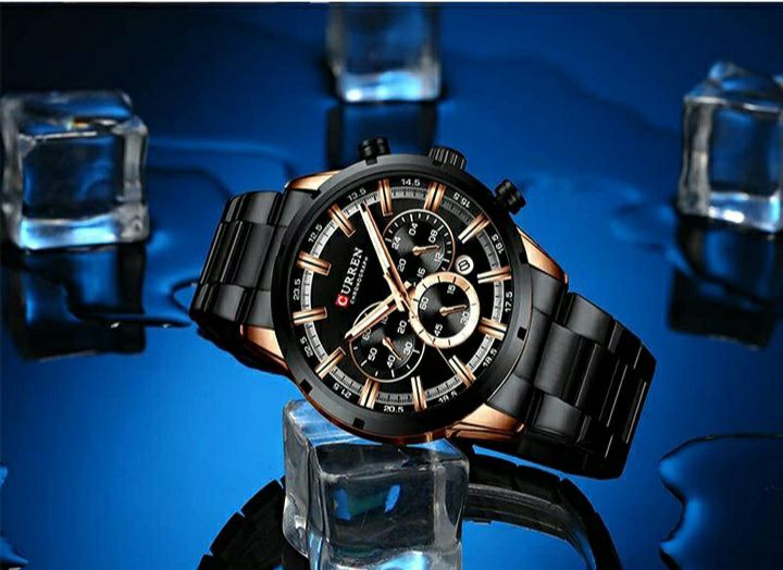 Brand : Curren Model Number : 8355 Gender : Men Movement : Quartz Style : Business Type : Fashion Clasp Type: Folding Clasp With Safety Band Material : Stainless Steel Dial Diameter : 47mm Case Thickness : 13mm Band Length : 24cm Band Width : 24mm Water Resistance : 30M