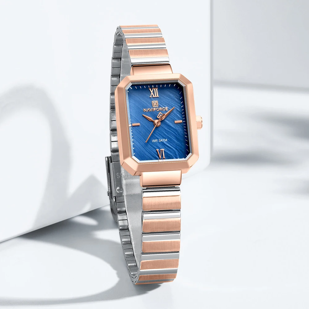 NAVIFORCE NF5050 CH Watch For Women With Free Box.