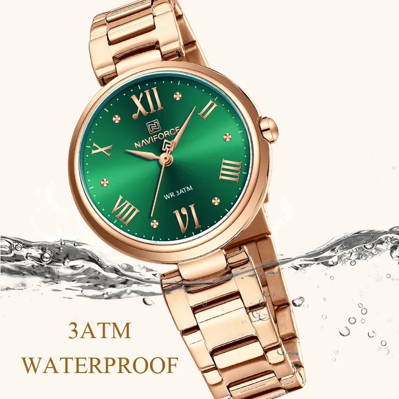 NAVIFORCE NF5030L CH Watch For Women With Free Box.