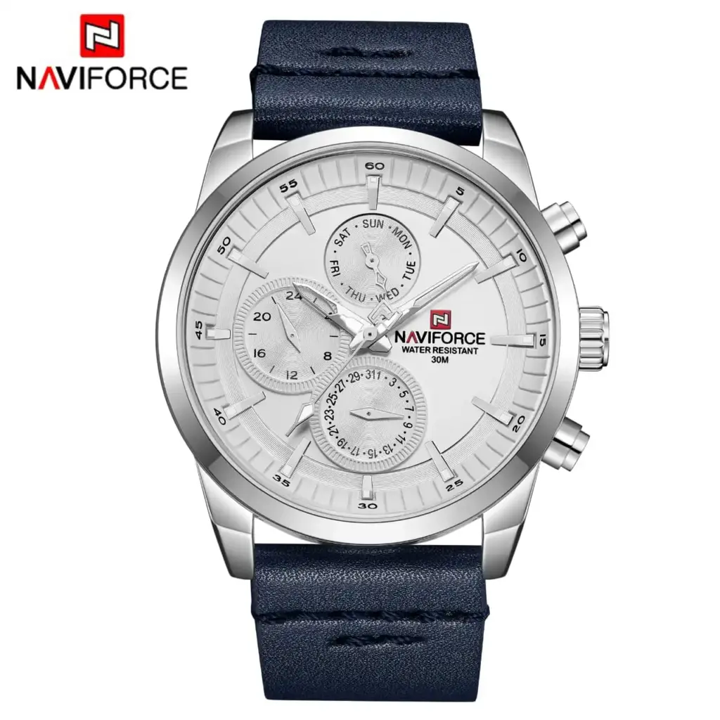 Naviforce 9148 L - Silver Dark Blue