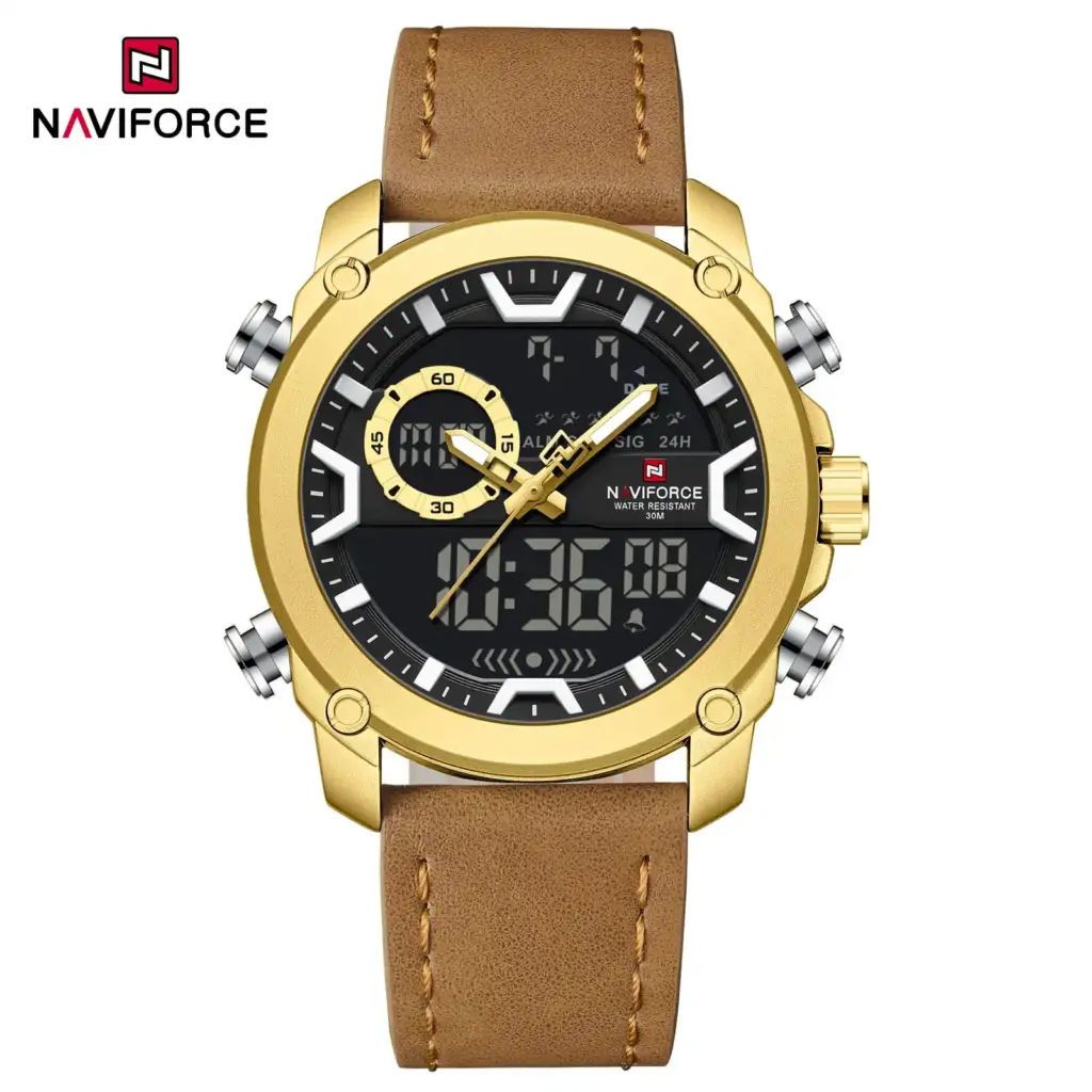 Naviforce 9208 L - Black Brown
