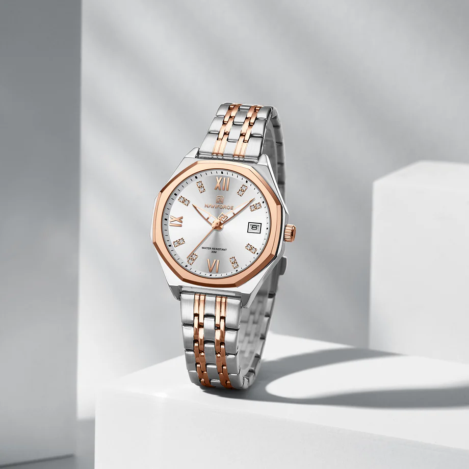 NAVIFORCE NF5052L CH Watch For Women With Free Box.