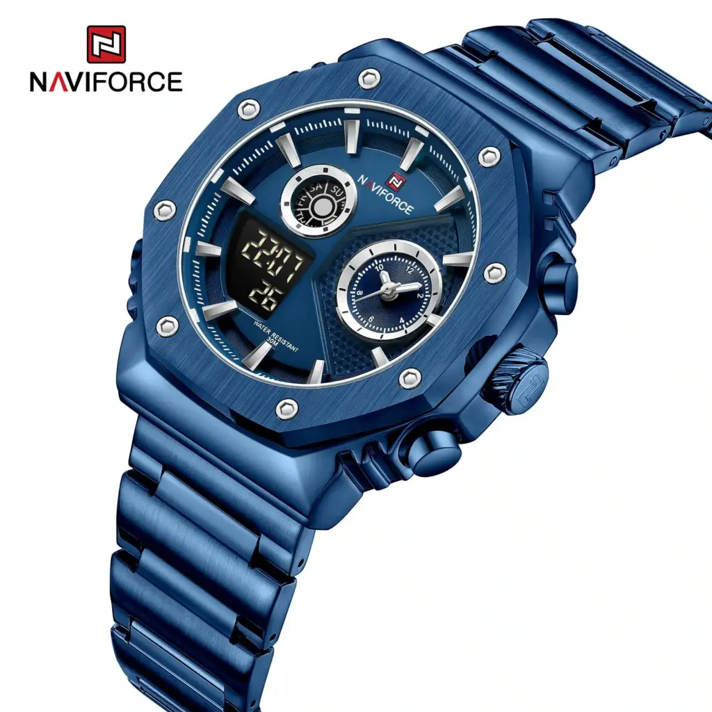 Naviforce 9216 CH-Watch For Men With Free Box.
