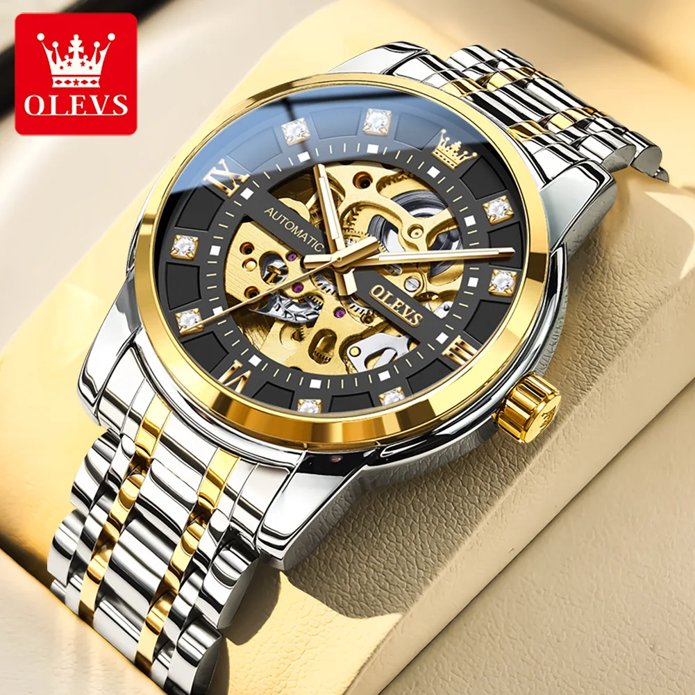 OLEVS 9901 CH Watch For Men With Free Box.