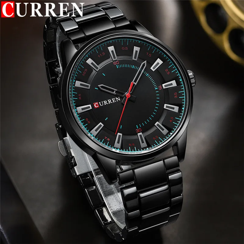 Curren 8406 Ch Wrist Watch For Men With Free Box.