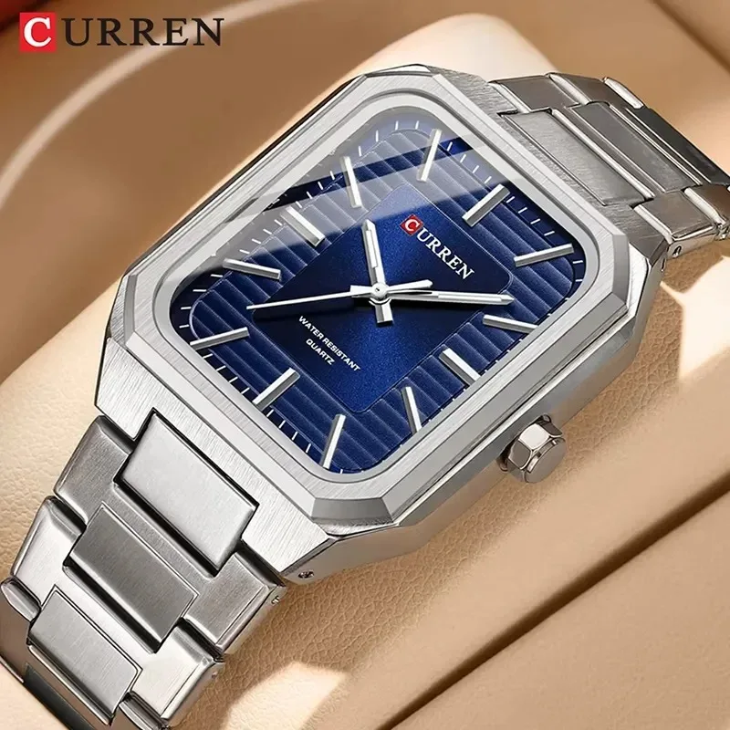 Curren 8457 Ch Wrist Watch For Men With Free Box.