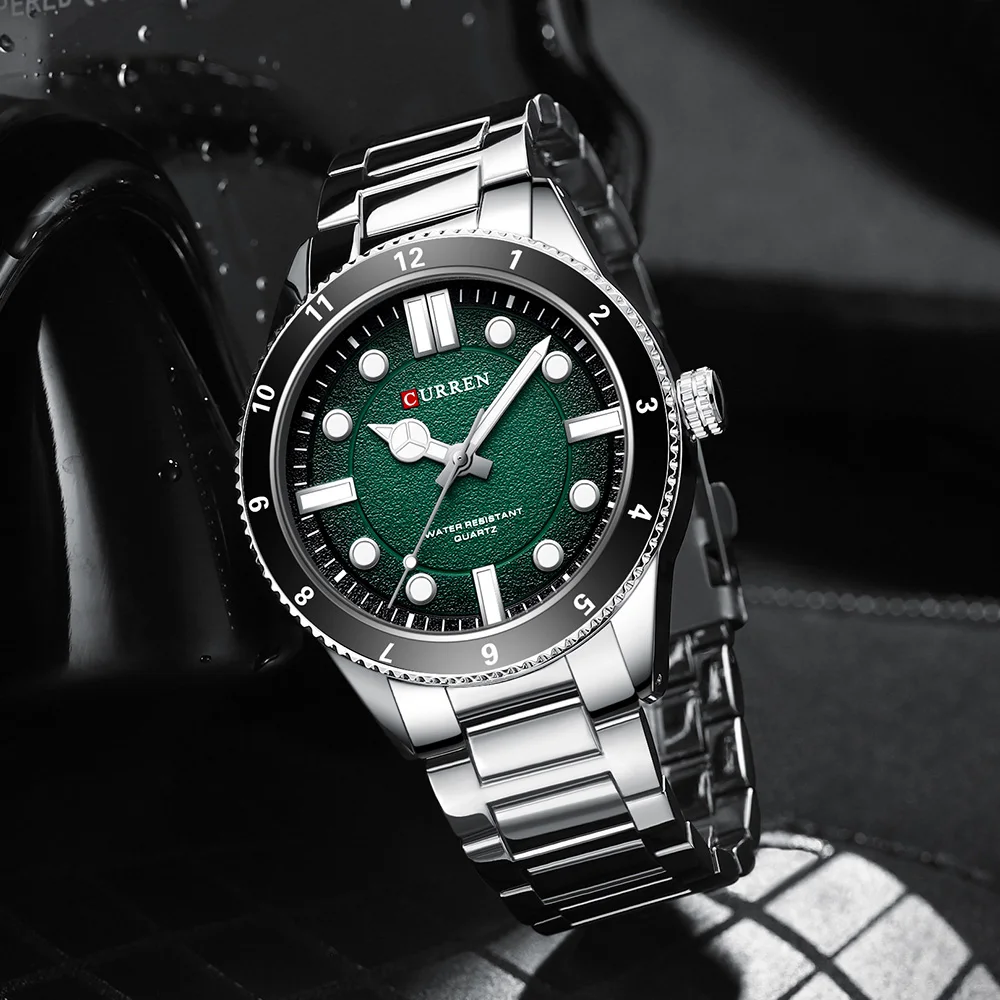 Curren 8450 Ch Wrist Watch For Men With Free Box.