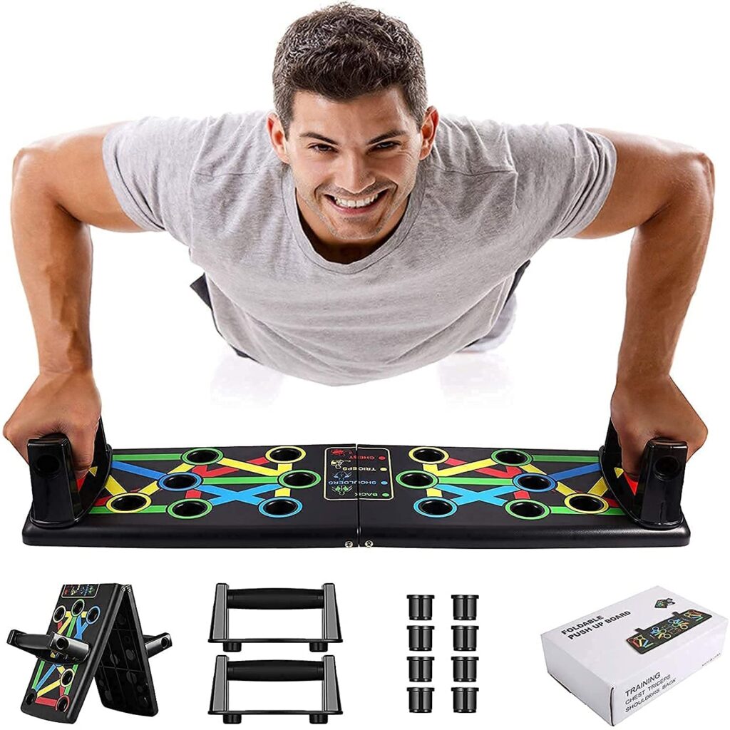 Primepick Foldable Multi Position Pushup Board 9 in 1